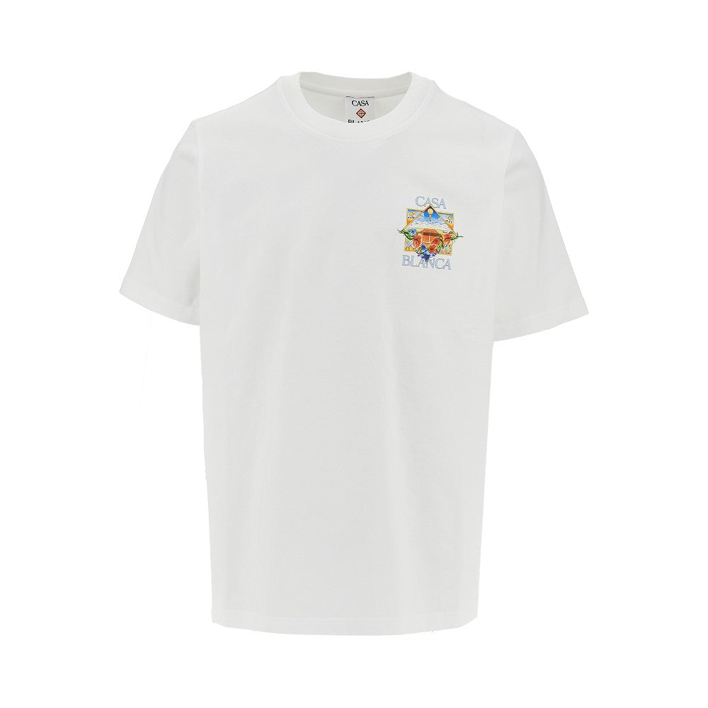 T-shirt con stampa 'Flower Court Icon'