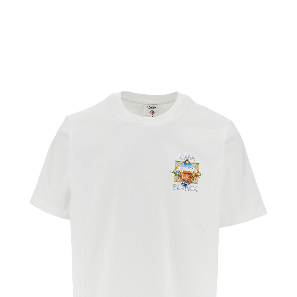 T-shirt con stampa 'Flower Court Icon'