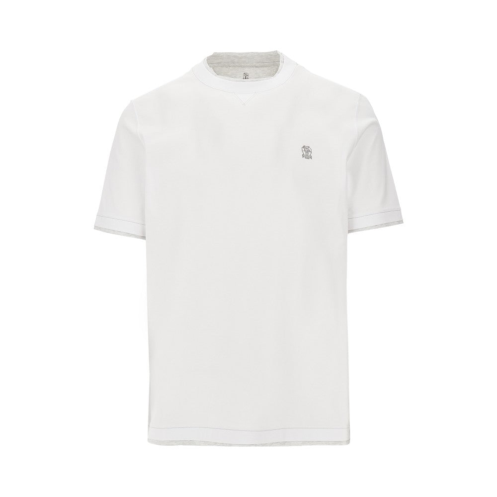 Faux layering T-shirt