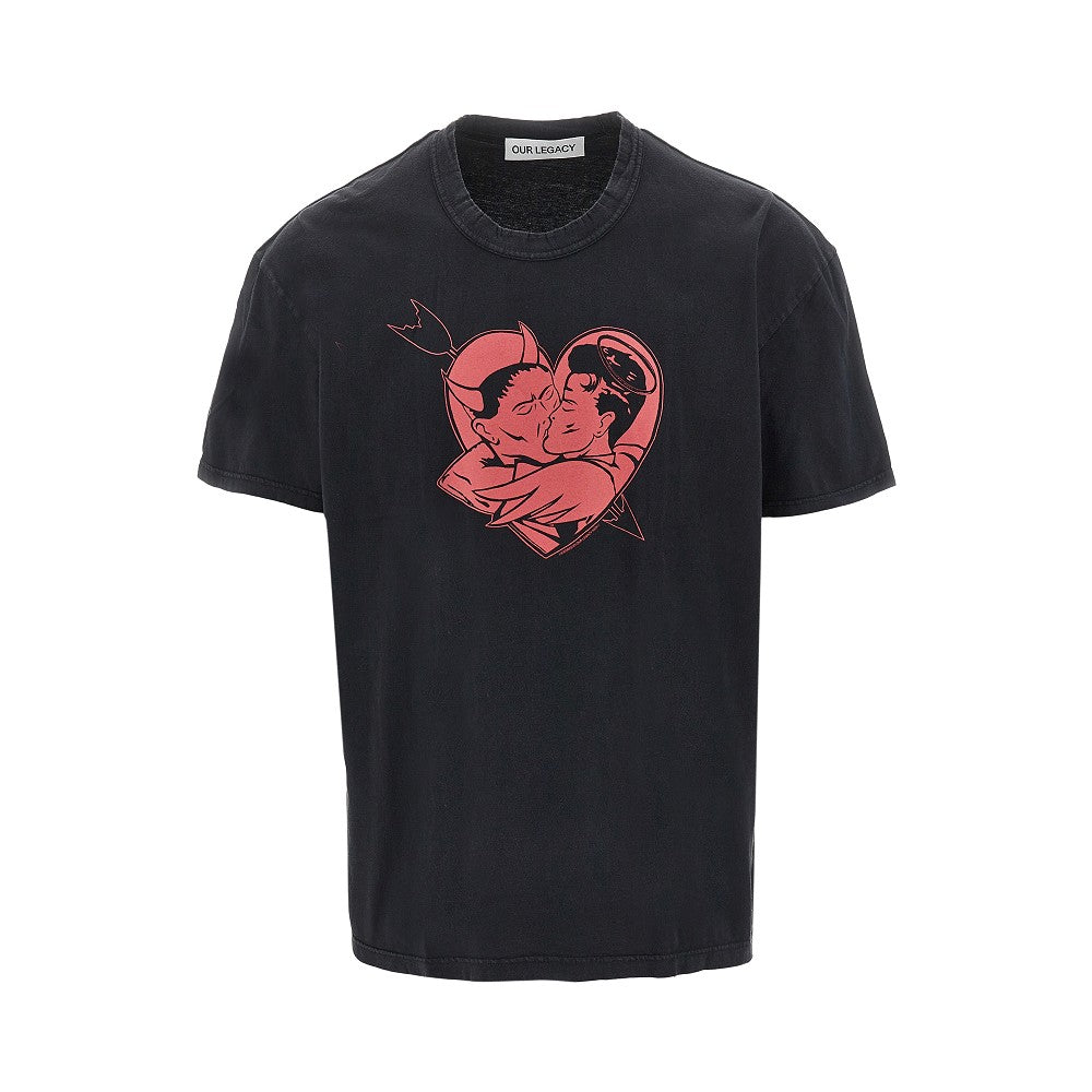 T-shirt con stampa Love Story