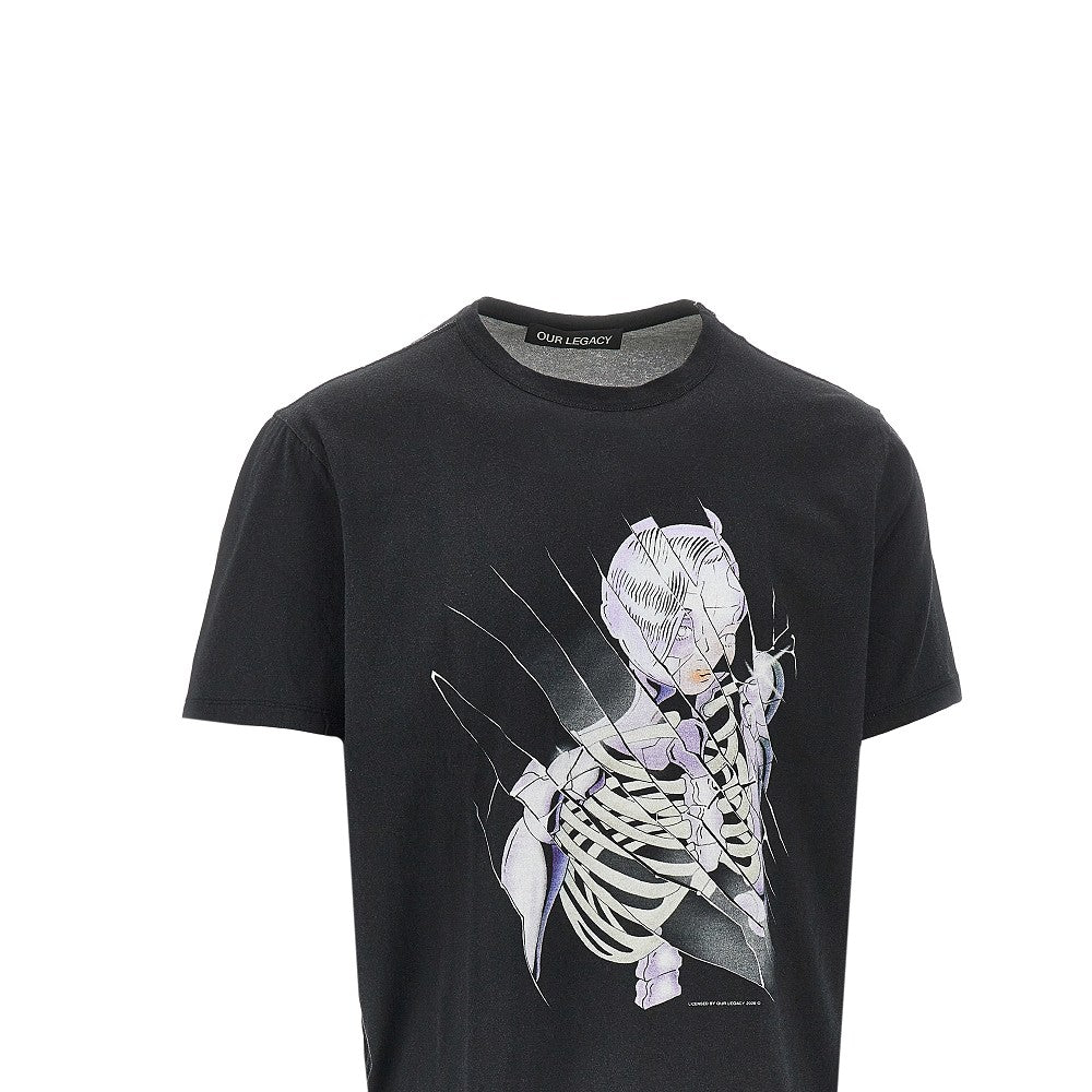 T-shirt Boxy con stampa 'Cybernetic Angel'