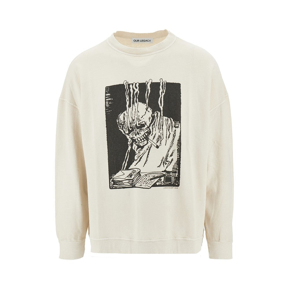 'Slack' printed sweatshirt