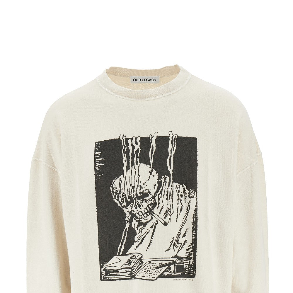 'Slack' printed sweatshirt