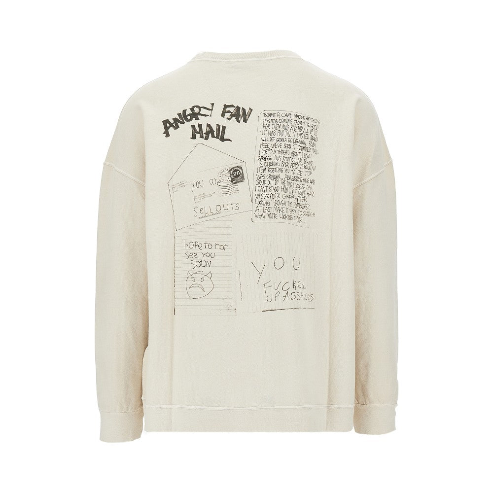 'Slack' printed sweatshirt