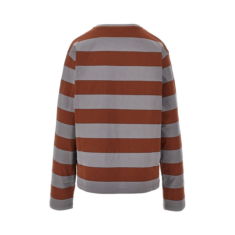 Striped jersey T-shirt