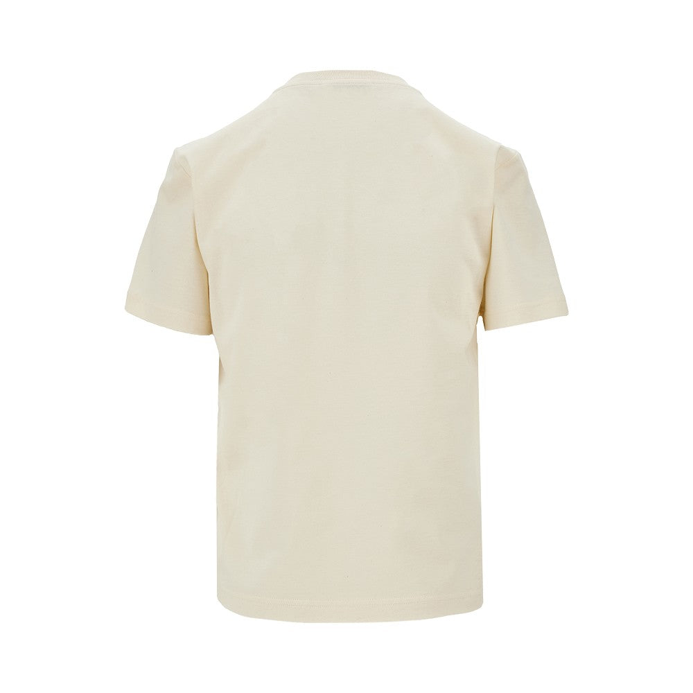 Crystals logo embroidery T-shirt