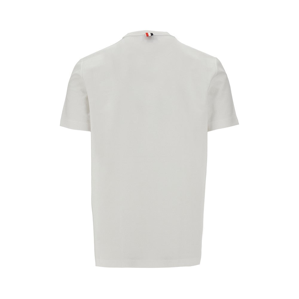 Jersey T-shirt with tricolour detail