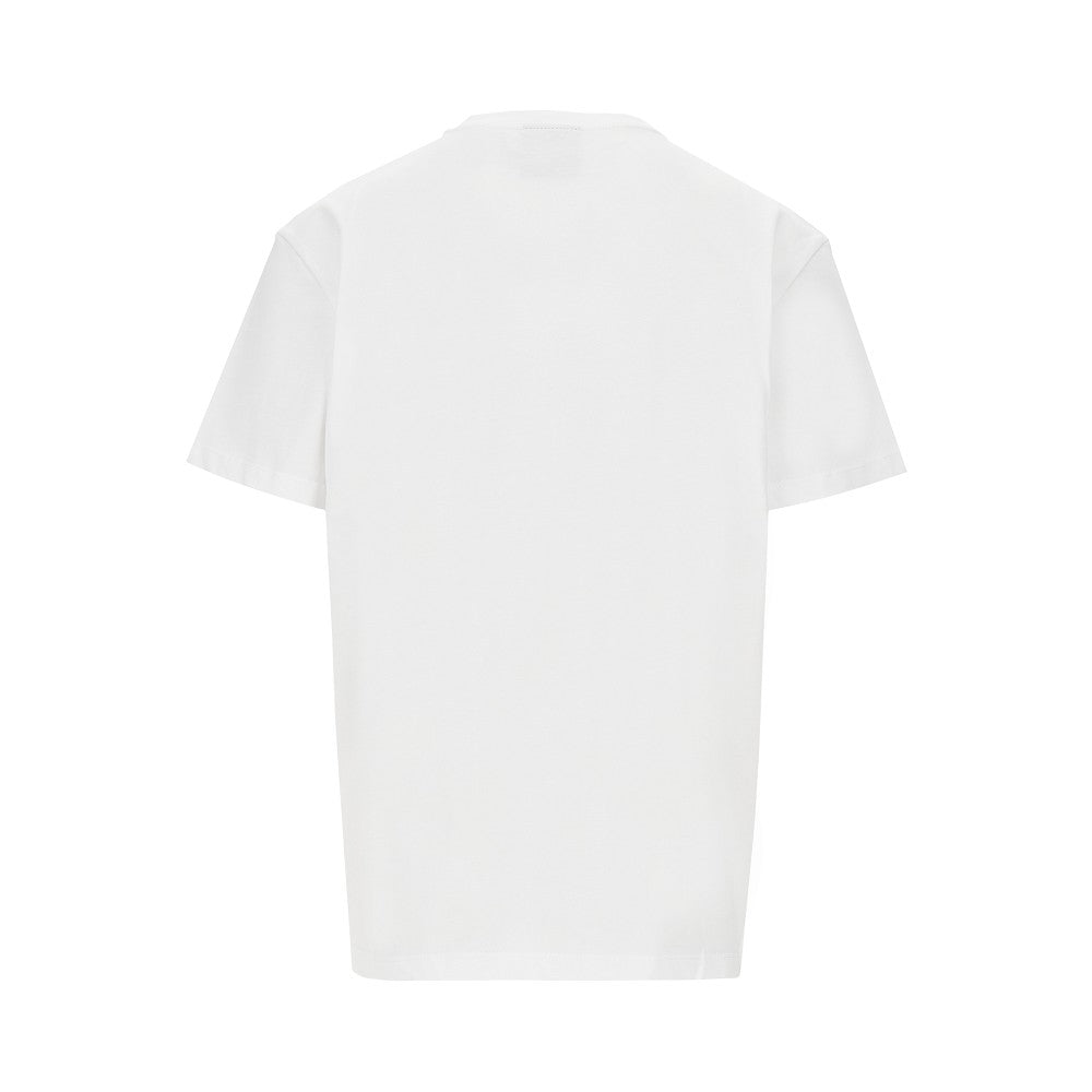 T-shirt con tasca in velluto