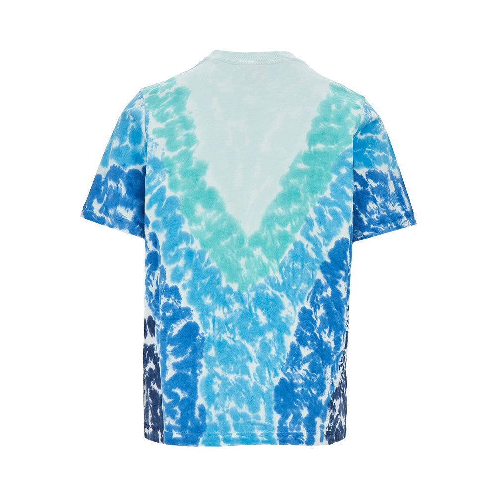 T-shirt Tie-Dye con stampa 'Surf Lotus'