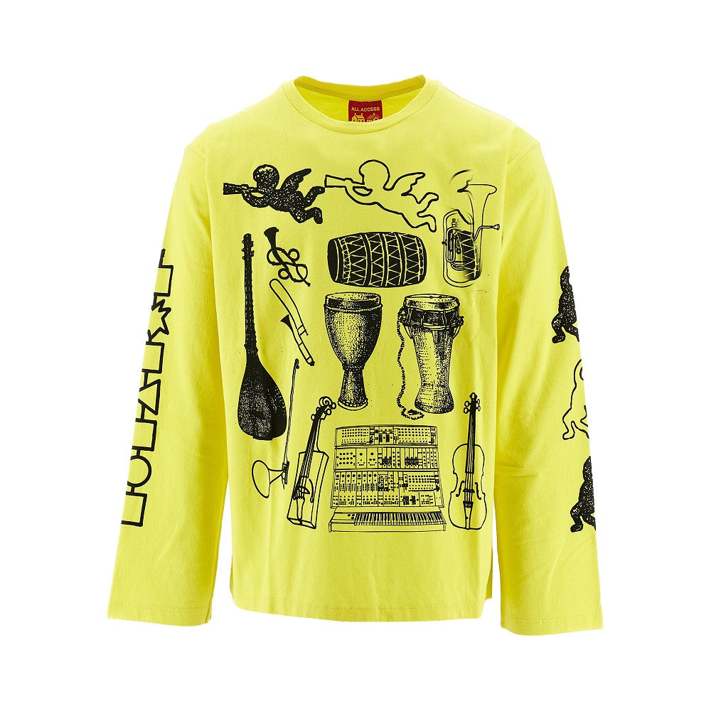 T-shirt 'Musik Instrument' in cotone