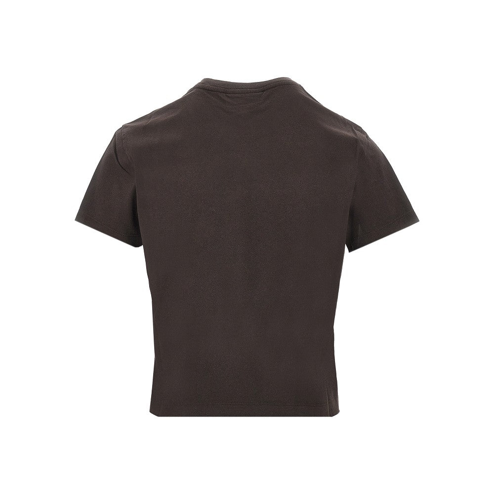 Baby Fox patch cropped T-shirt