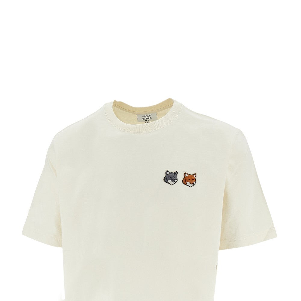 'Double Fox' patch T-shirt