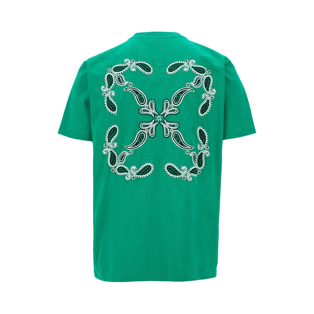 &#39;Bandana Arrow&#39; embroidered T-shirt