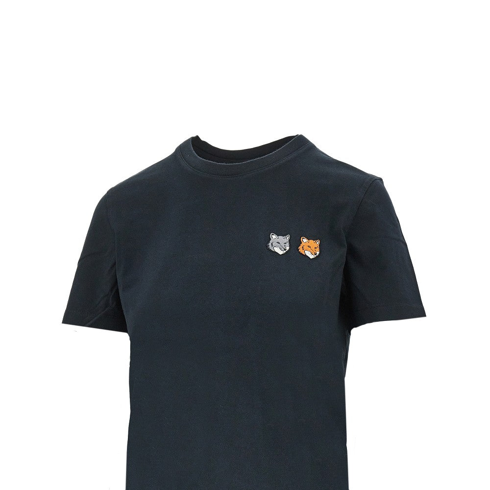 'Double Fox' patch T-shirt