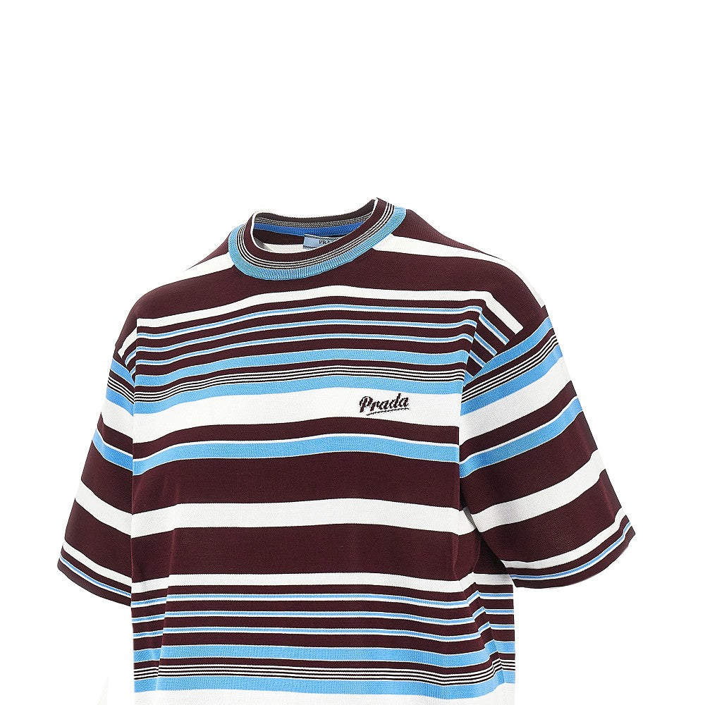 T-shirt in cotone a righe