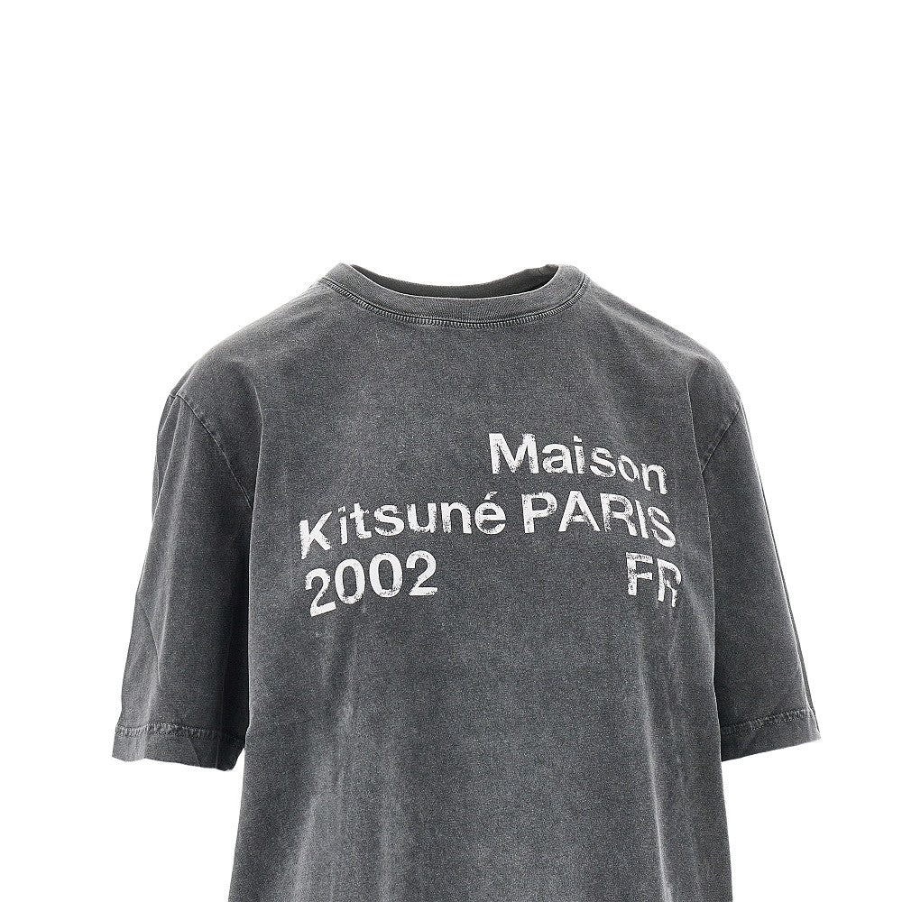 T-shirt con stampa Maison Kitsuné Paris 2002