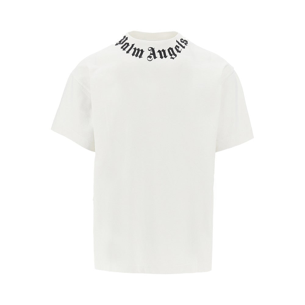 Neck logo print T-shirt