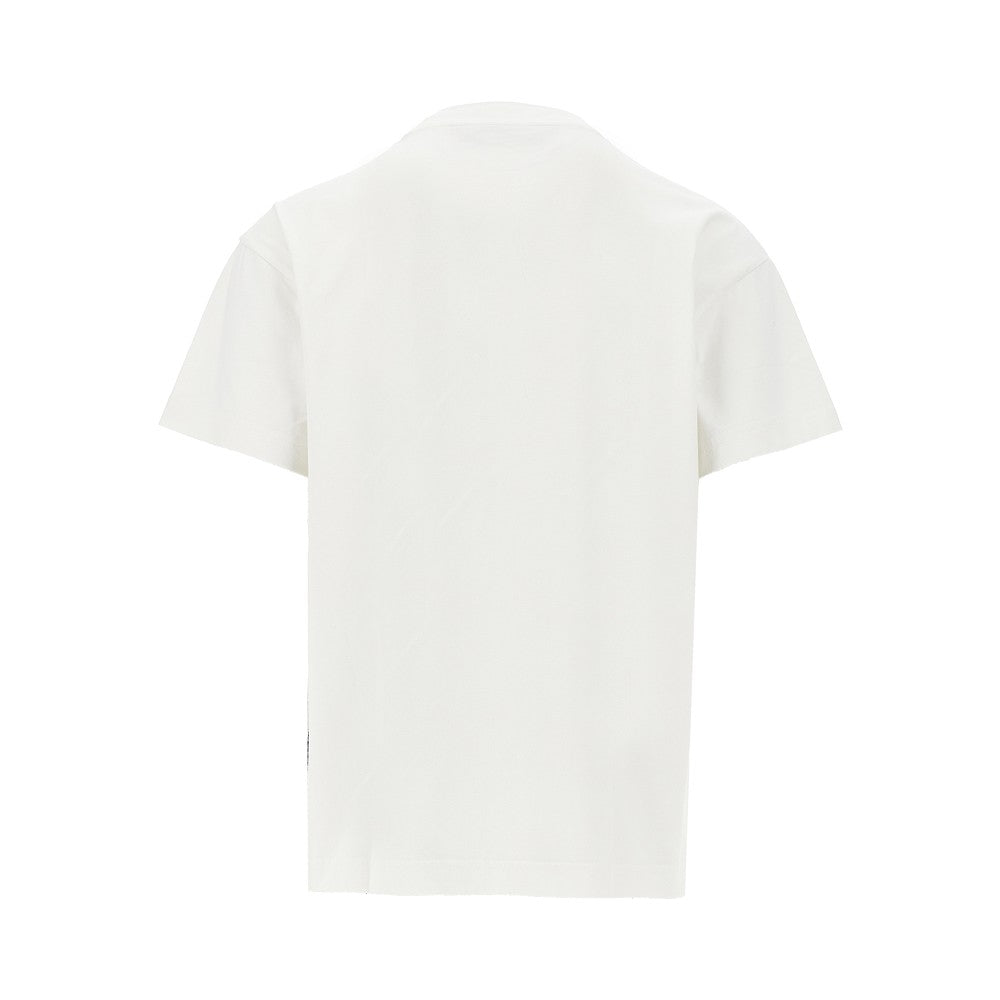 Neck logo print T-shirt