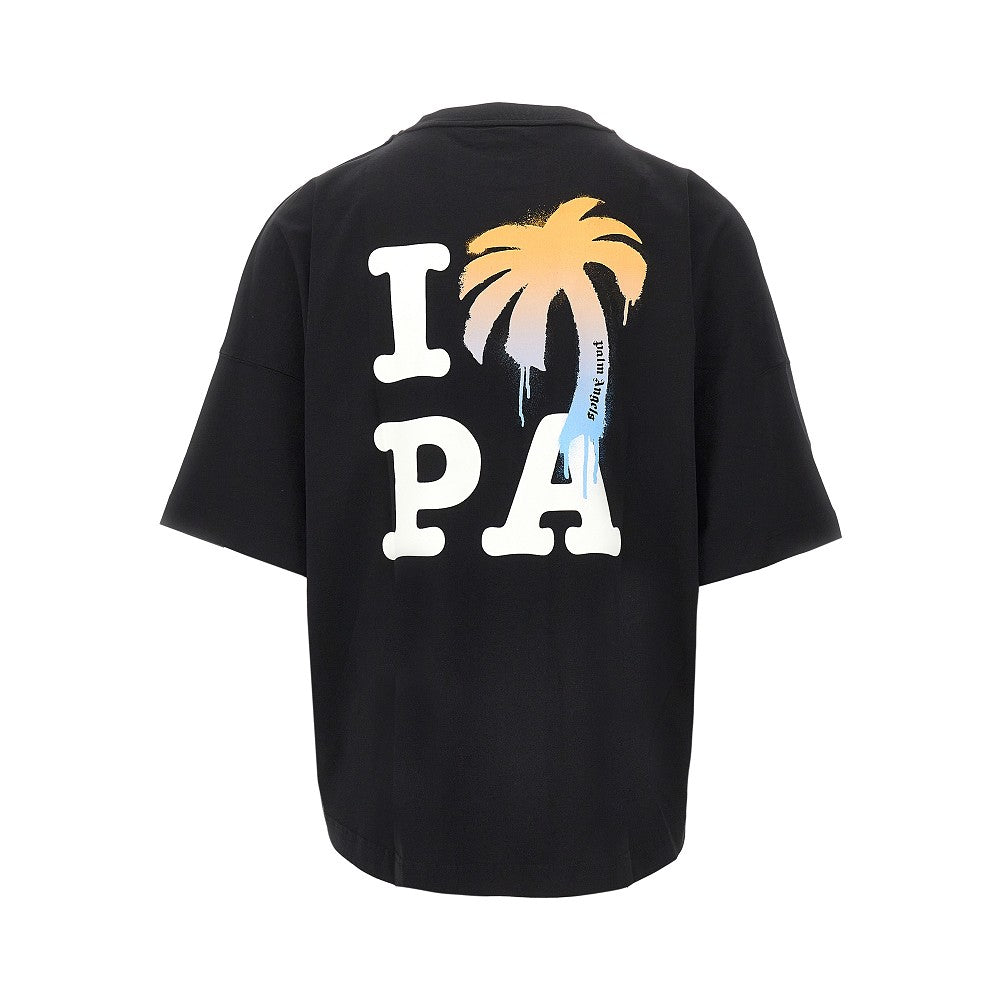 'I LOVE PA' print oversized T-shirt