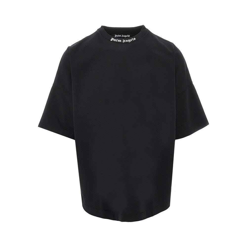 T-shirt oversize con stampa logo