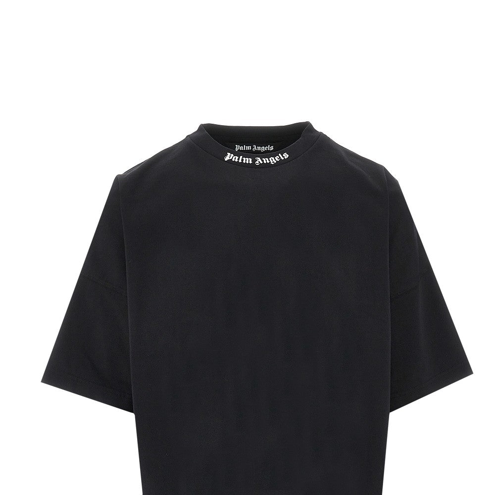 T-shirt oversize con stampa logo