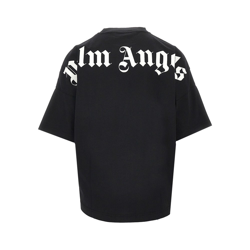 T-shirt oversize con stampa logo