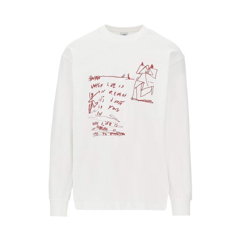 'On Repeat' long-sleeved T-shirt