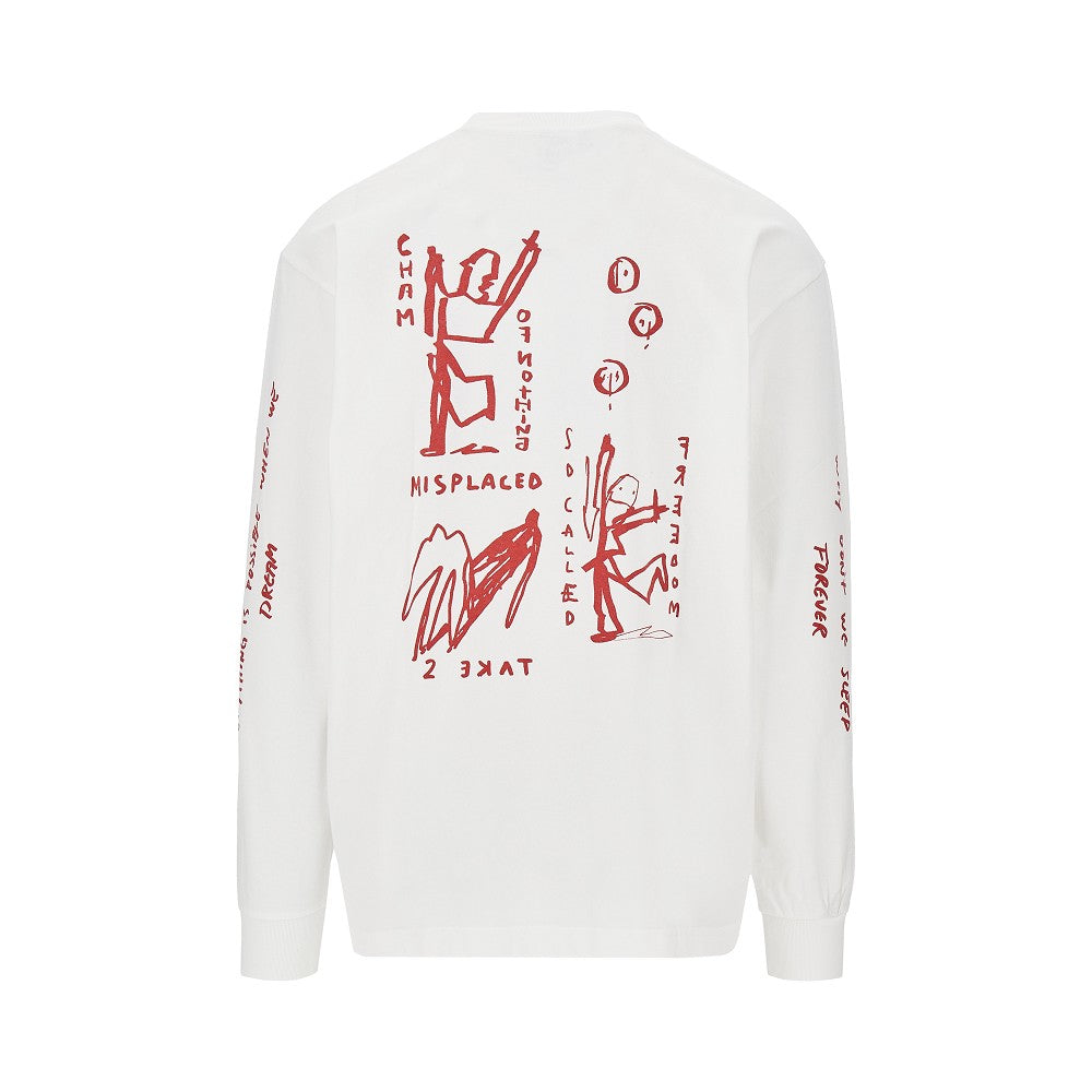 'On Repeat' long-sleeved T-shirt