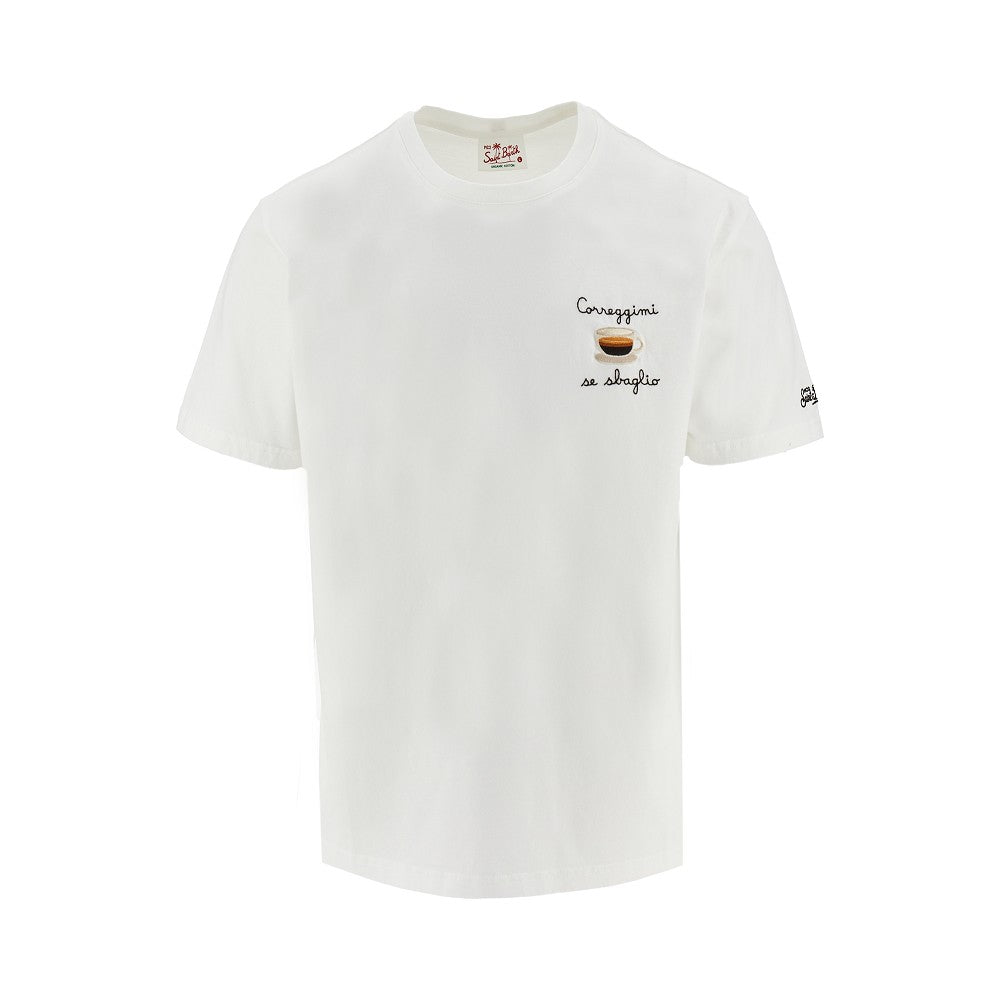 'Correggimi se sbaglio' embroidery T-shirt