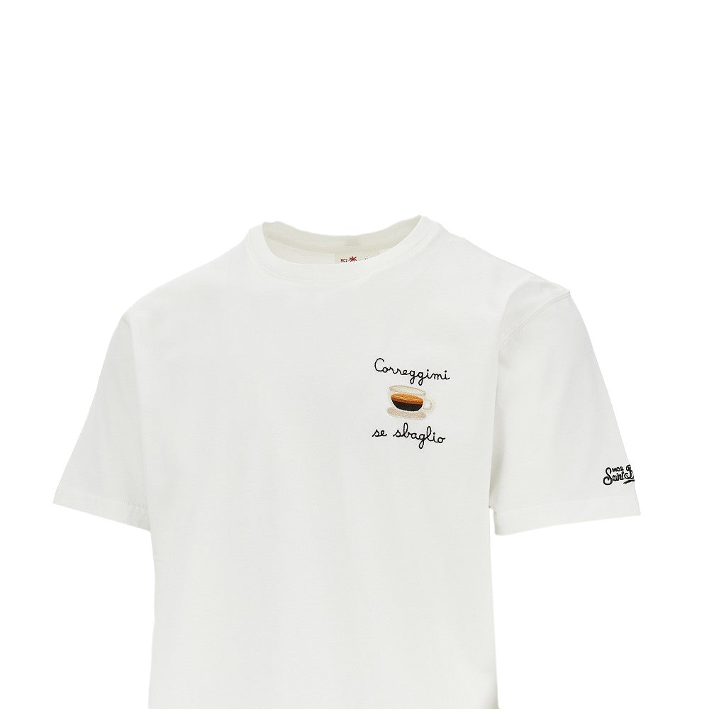 'Correggimi se sbaglio' embroidery T-shirt