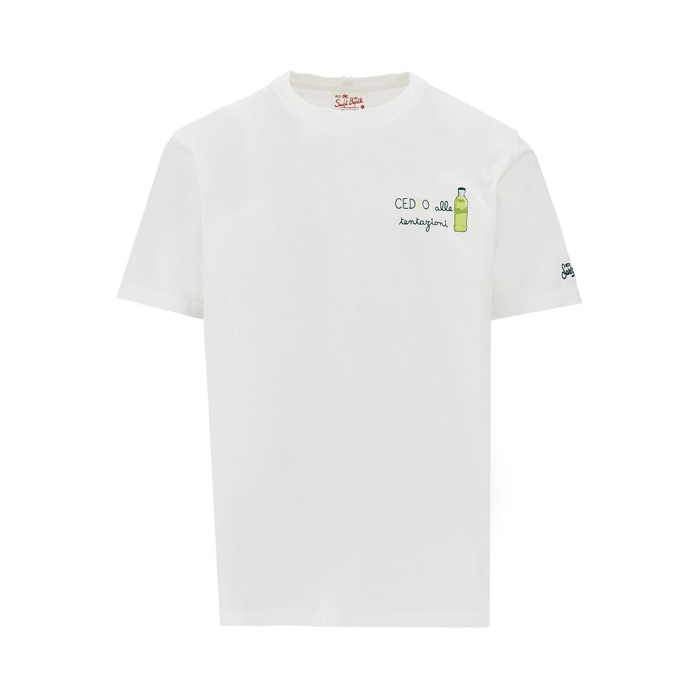 'Portofino' T-shirt with Tassoni embroidery