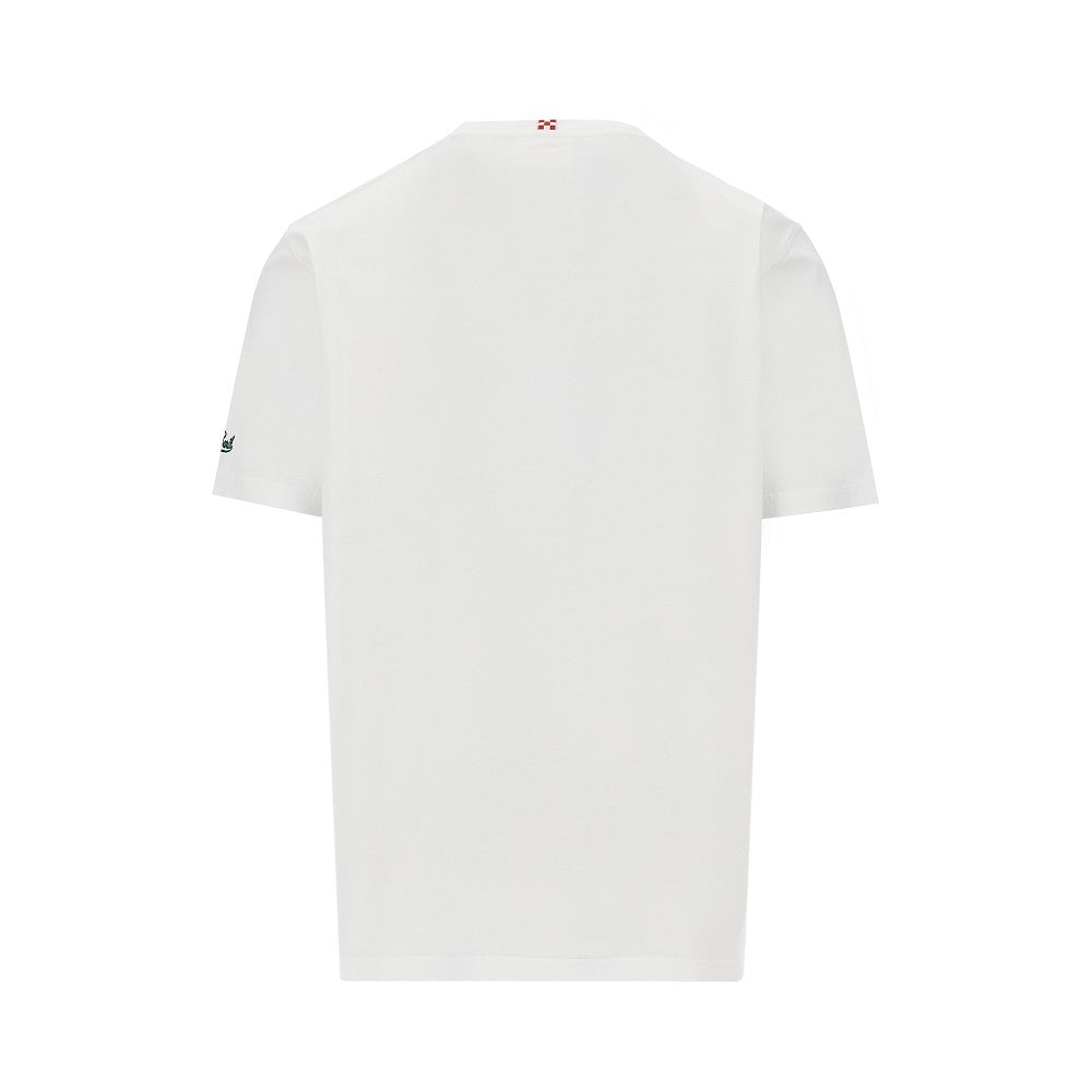 'Portofino' T-shirt with Tassoni embroidery