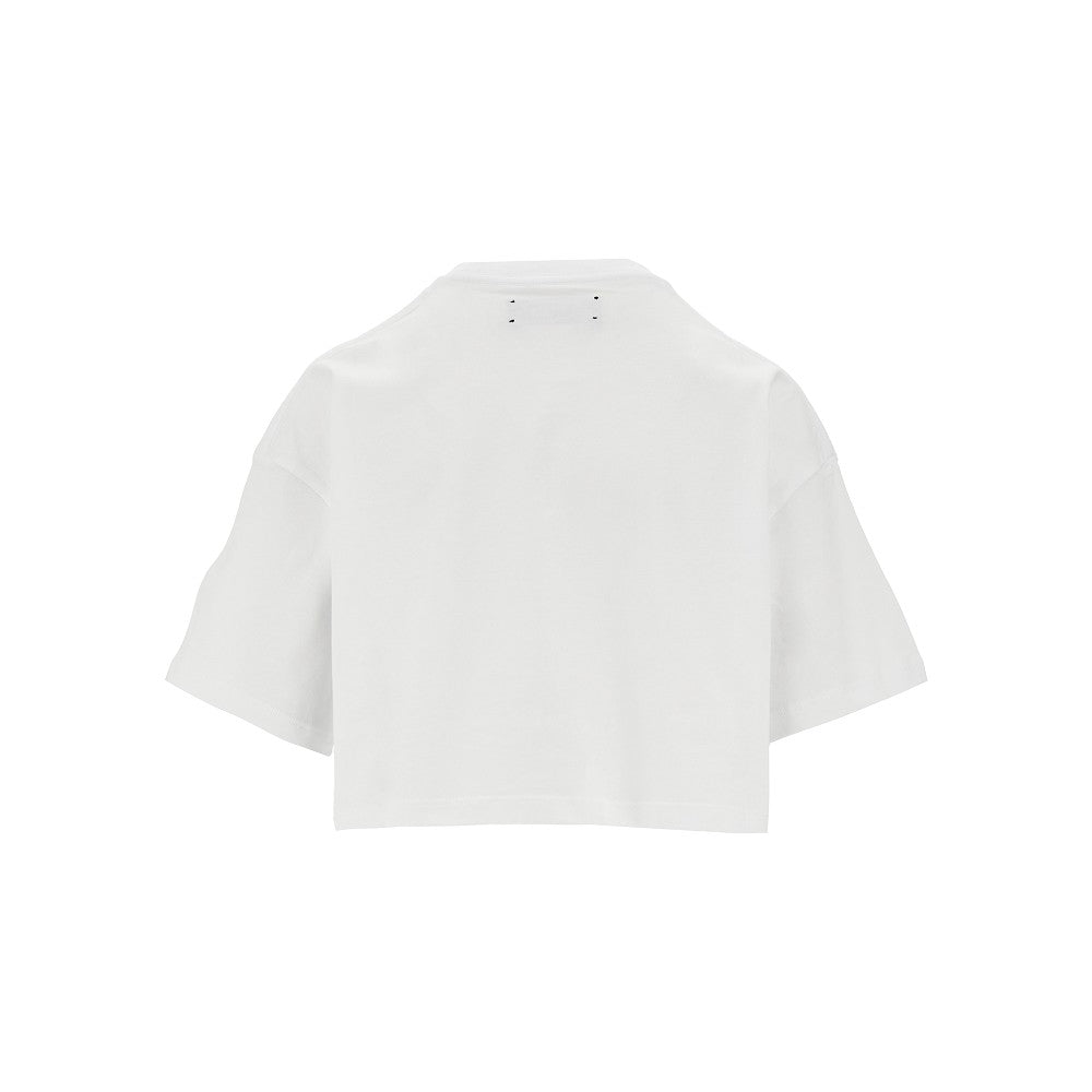 T-shirt cropped con stampa &#39;Arts District&#39;