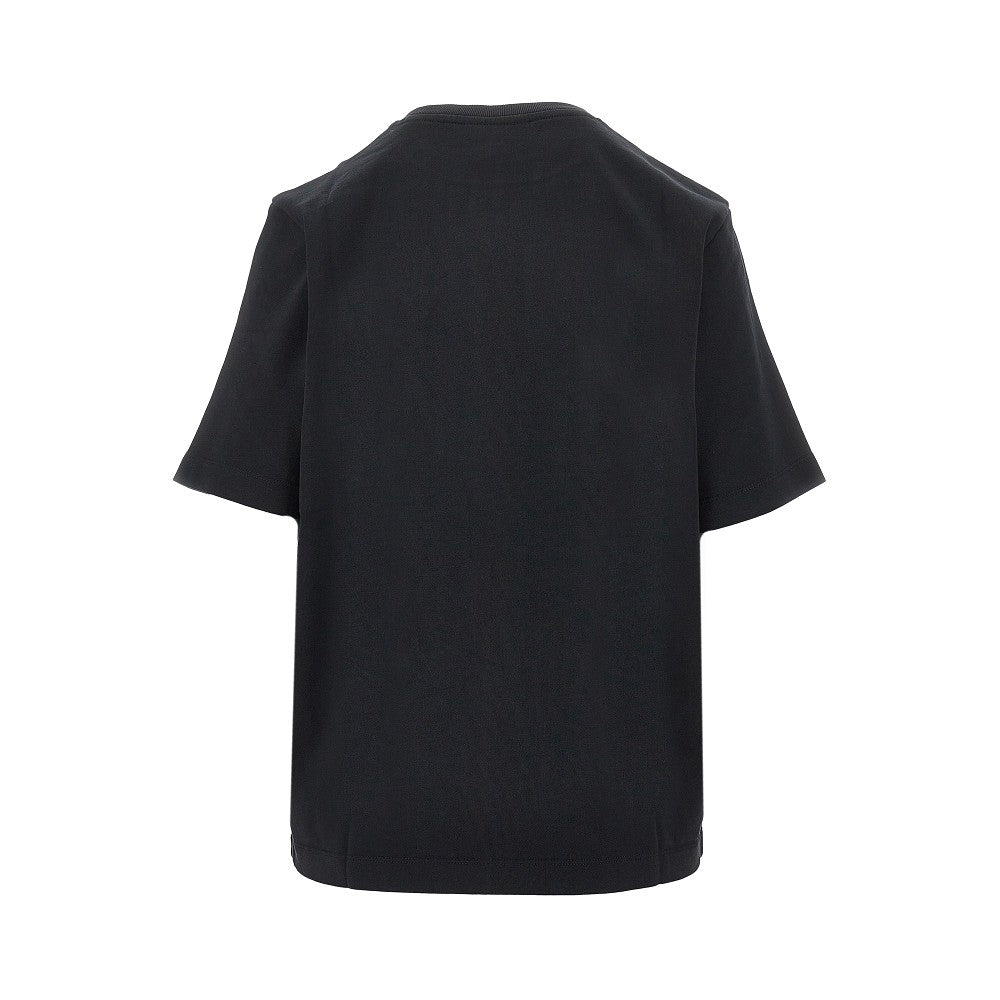 T-shirt con ricamo Maison Kitsuné Handwriting