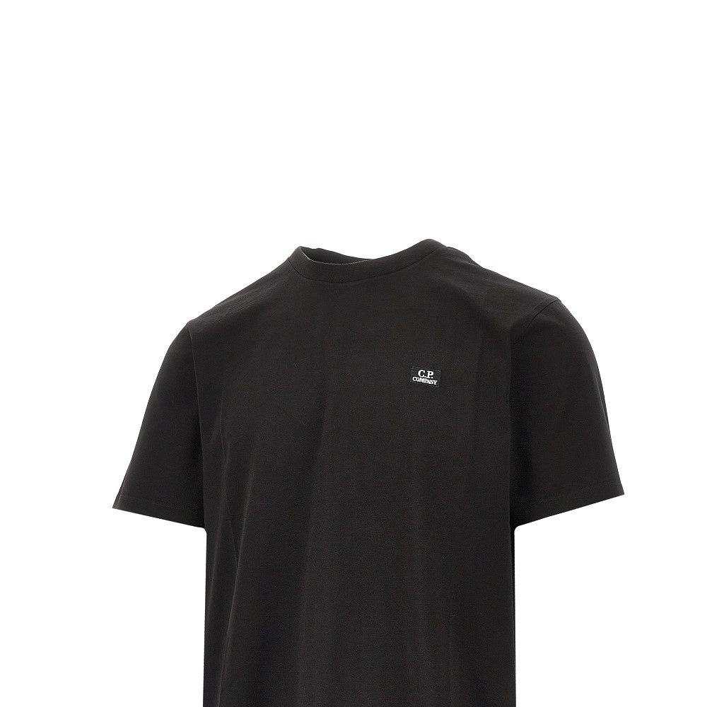 T-shirt con logo ricamato