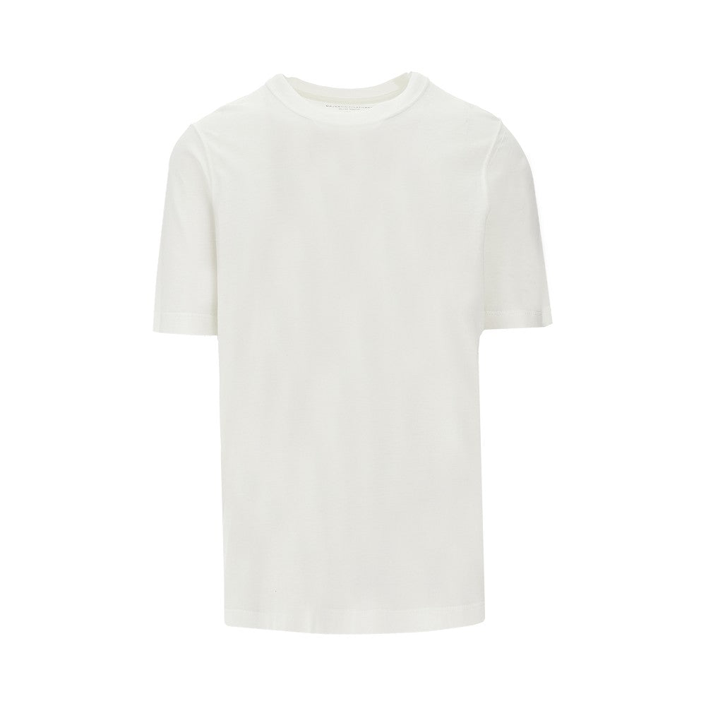 Lyocell and cotton T-shirt