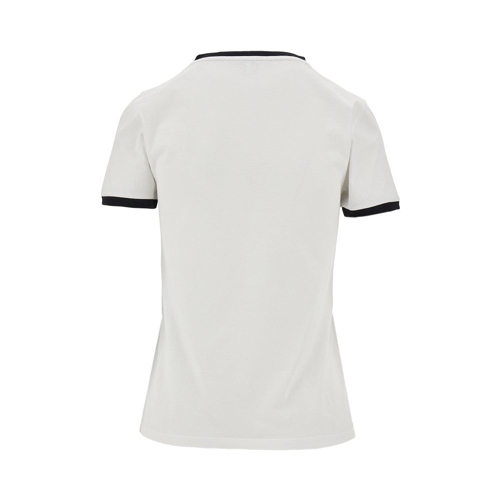 T-shirt in cotone con ricamo Anagram