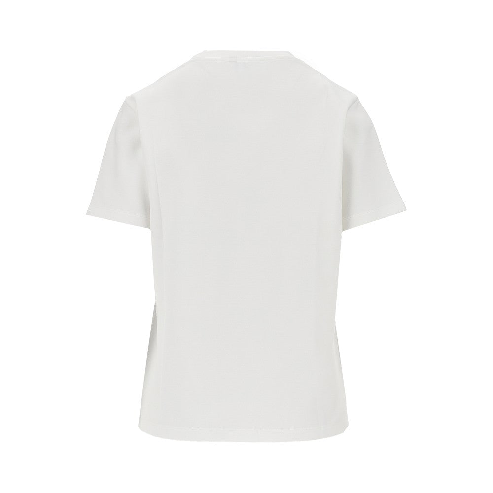 T-shirt in misto cotone con ricamo