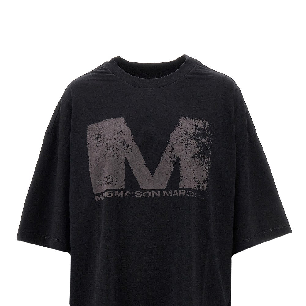 Logo print oversized T-shirt