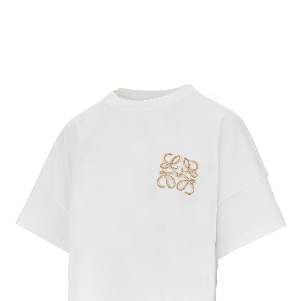 T-shirt Boxy Fit con ricamo Anagram