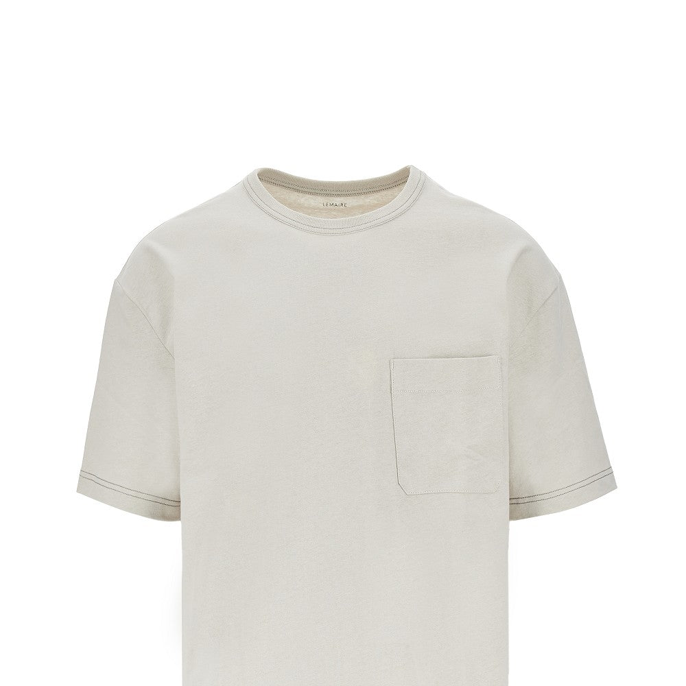 Boxy T-shirt with chest pocket