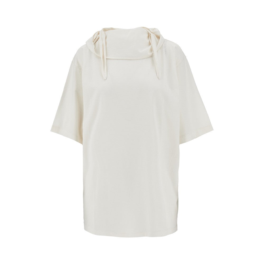 T-shirt con dettaglio foulard