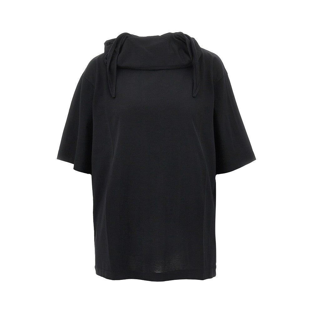 T-shirt con dettaglio foulard
