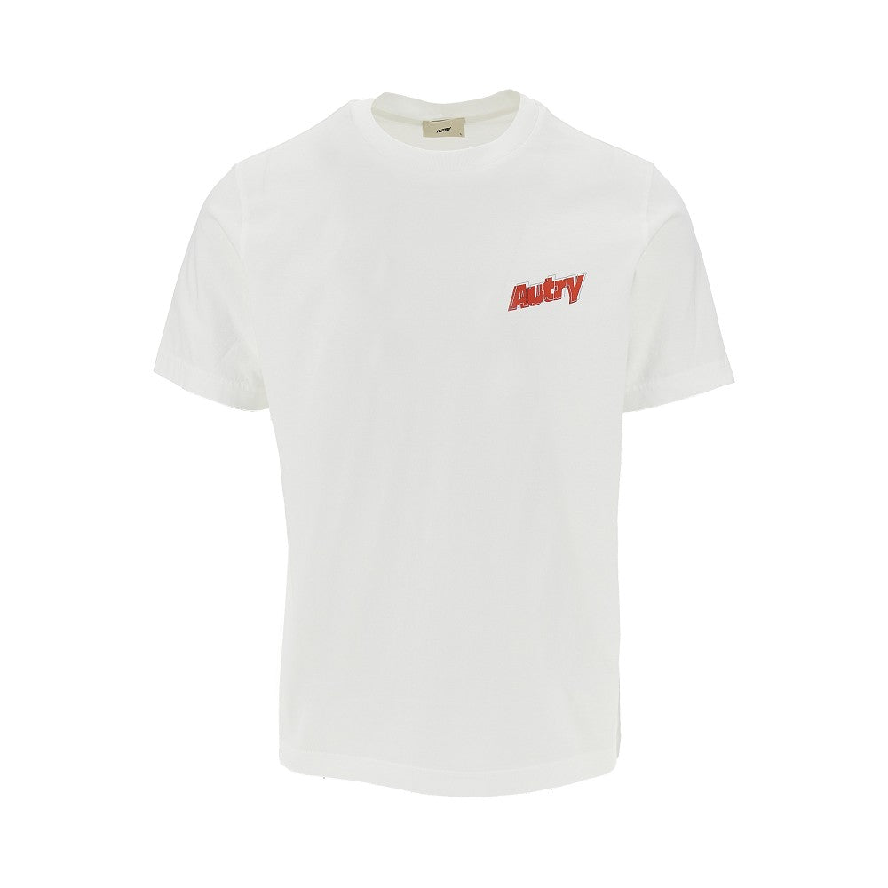 T-shirt con stampa logo