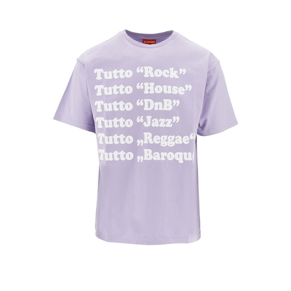 T-shirt 'Tutto Musik' in cotone