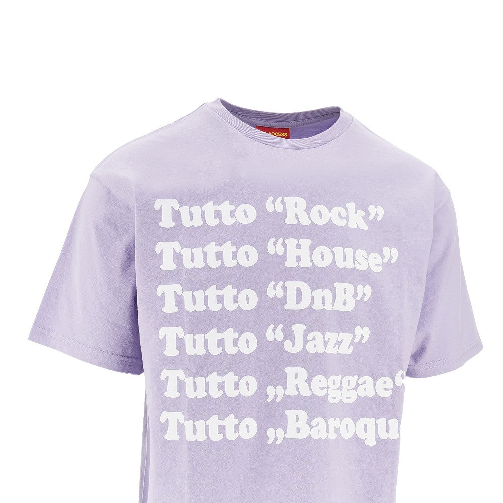 T-shirt 'Tutto Musik' in cotone