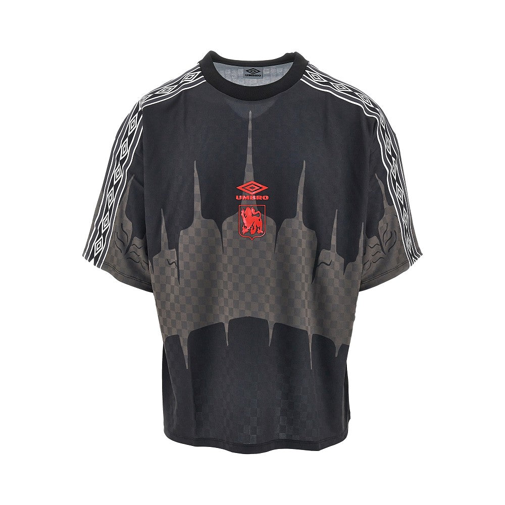 T-shirt in ripstop tecnico con logo