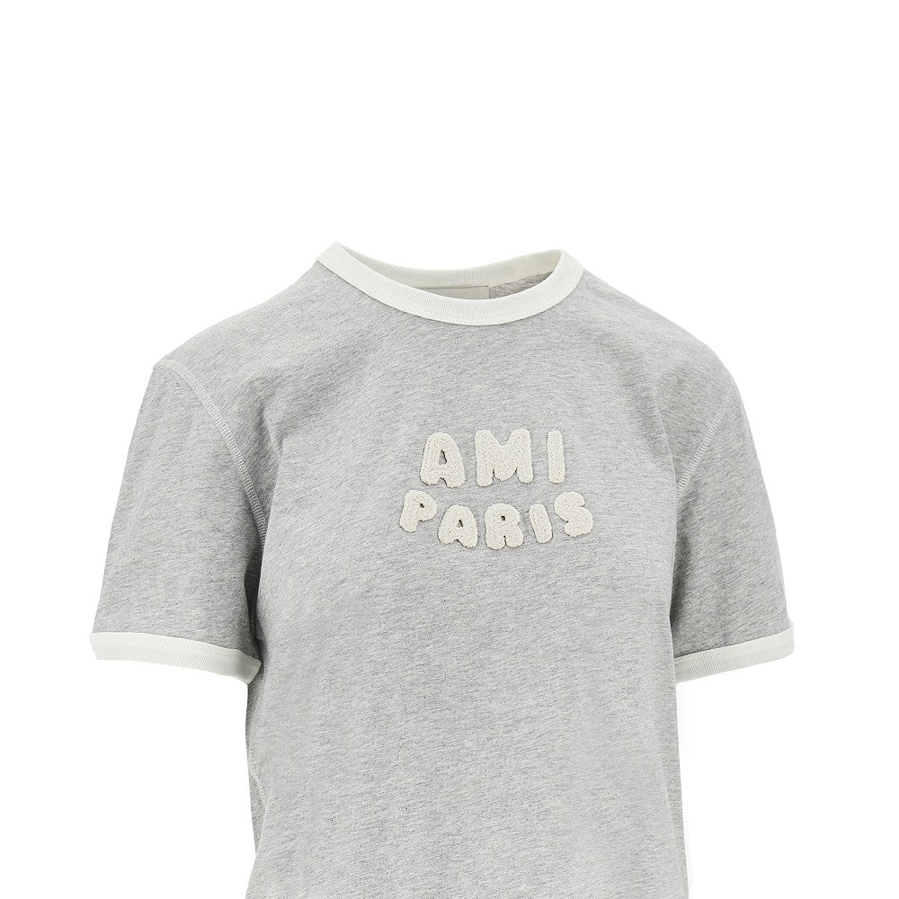 Crochet logo patch T-shirt