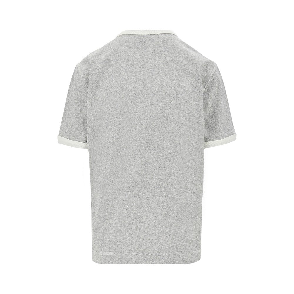 Crochet logo patch T-shirt