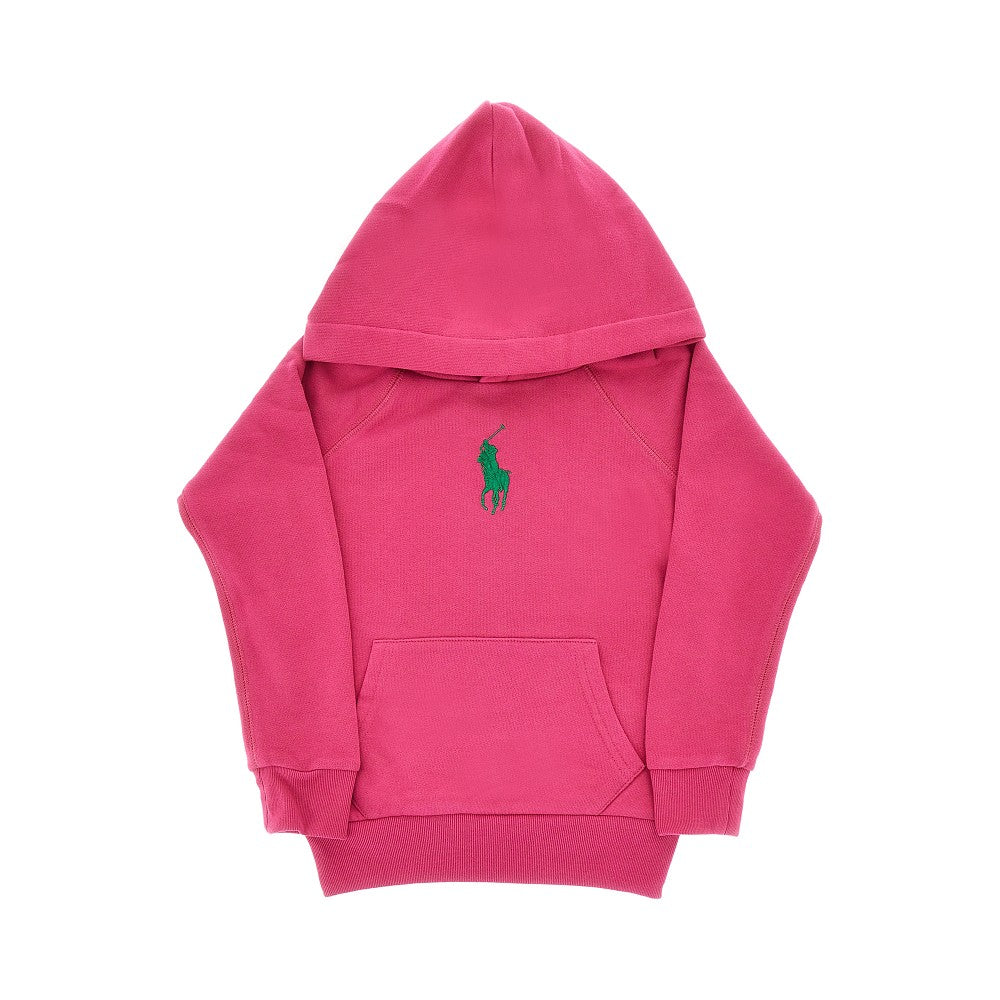 Hoody with logo embroidery